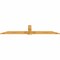 Ekena Millwork Eugene Rough Sawn Timber Gable Bracket, Western Red Cedar, 108"W x 22"H x 2"D x 6"F, 5/12 Pitch GBW108X22X0206EUG00RWR - alternate 2